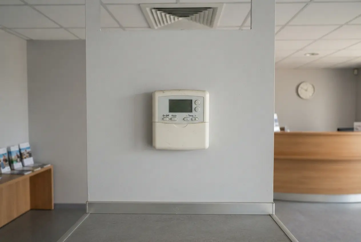 Climatisation gainable en panne dans un commerce à Sorgues